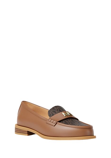 Loafer Lex in pelle con logo CUOIO Michael Kors | 40F5LXFP1B200